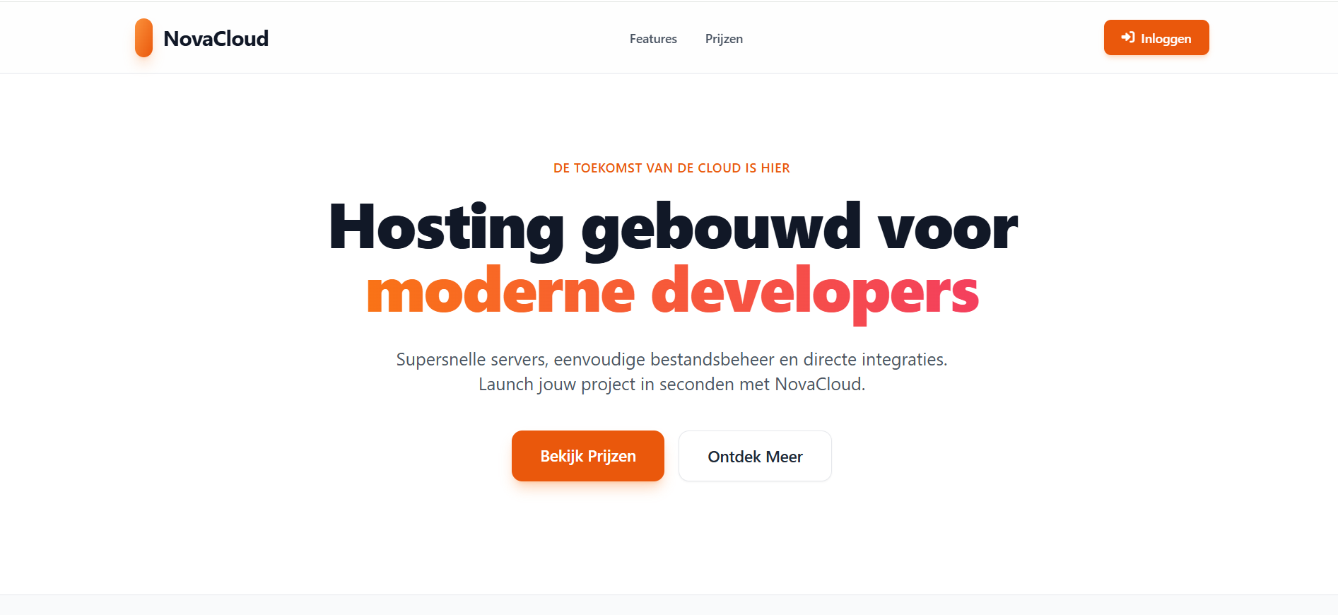 Hostingplatform Kubernetes project